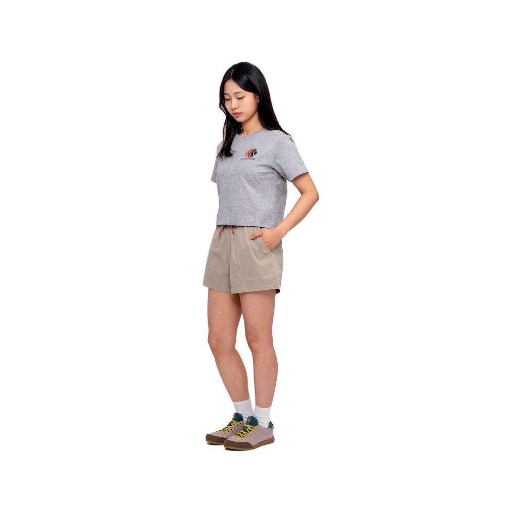 블랙다이아몬드,페이디드 크롭 티 WOMENS