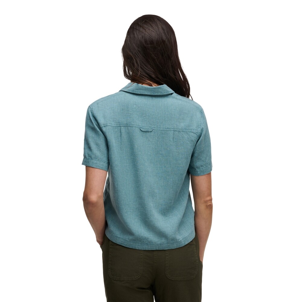 블랙다이아몬드,네츄럴 파이버 SS 버튼업 셔츠 WOMENS