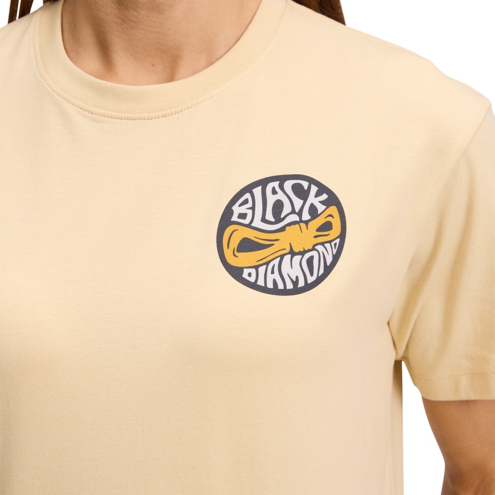 블랙다이아몬드,로프 뱃지 티 WOMENS