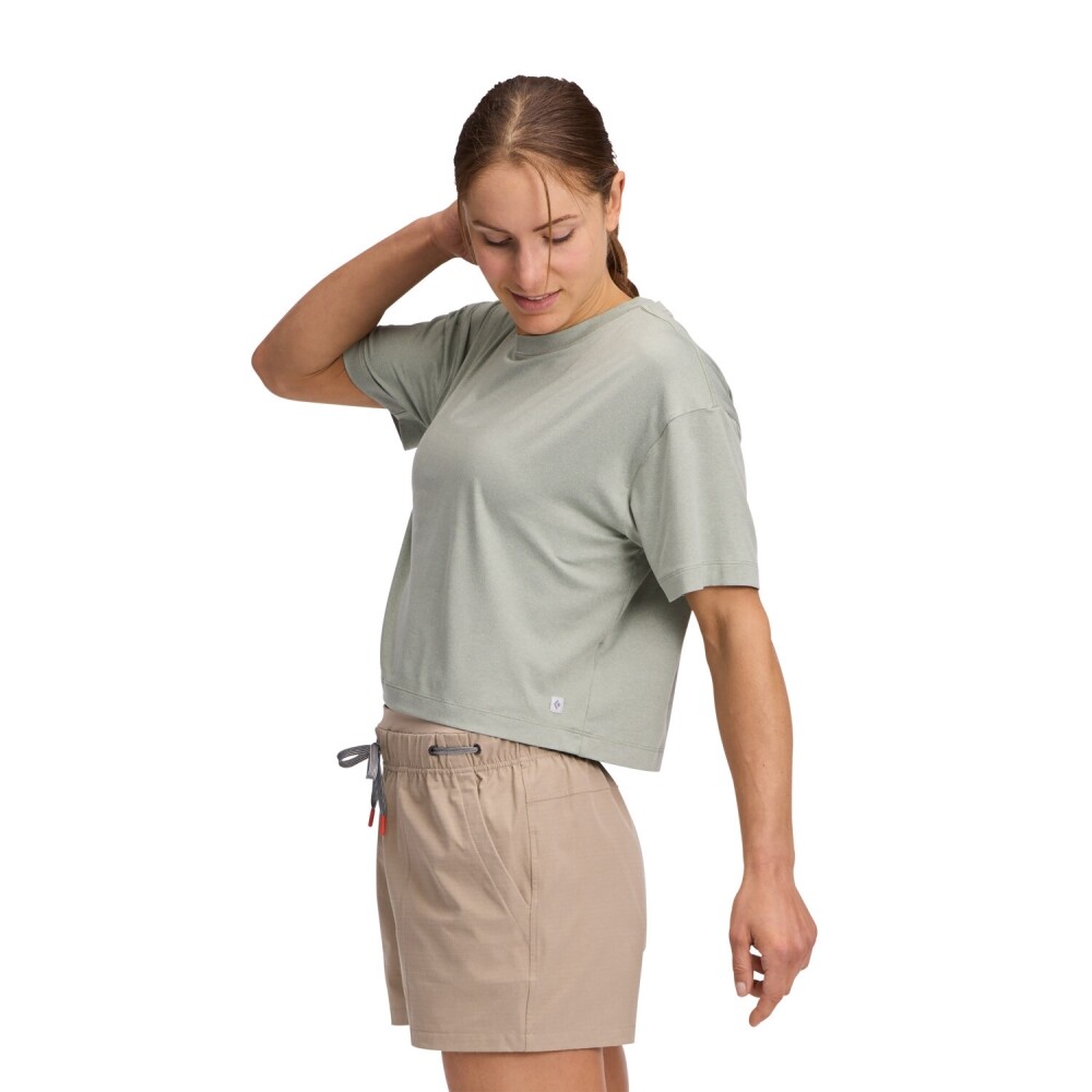 블랙다이아몬드,서킷 크롭 티 WOMENS