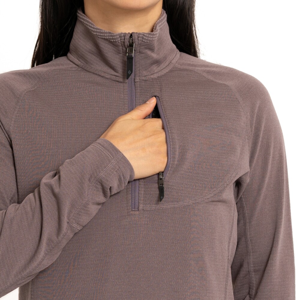 블랙다이아몬드,코이피션트 LT 쿼터 짚 WOMENS F25