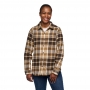 Bark Brown-Off White Plaid
