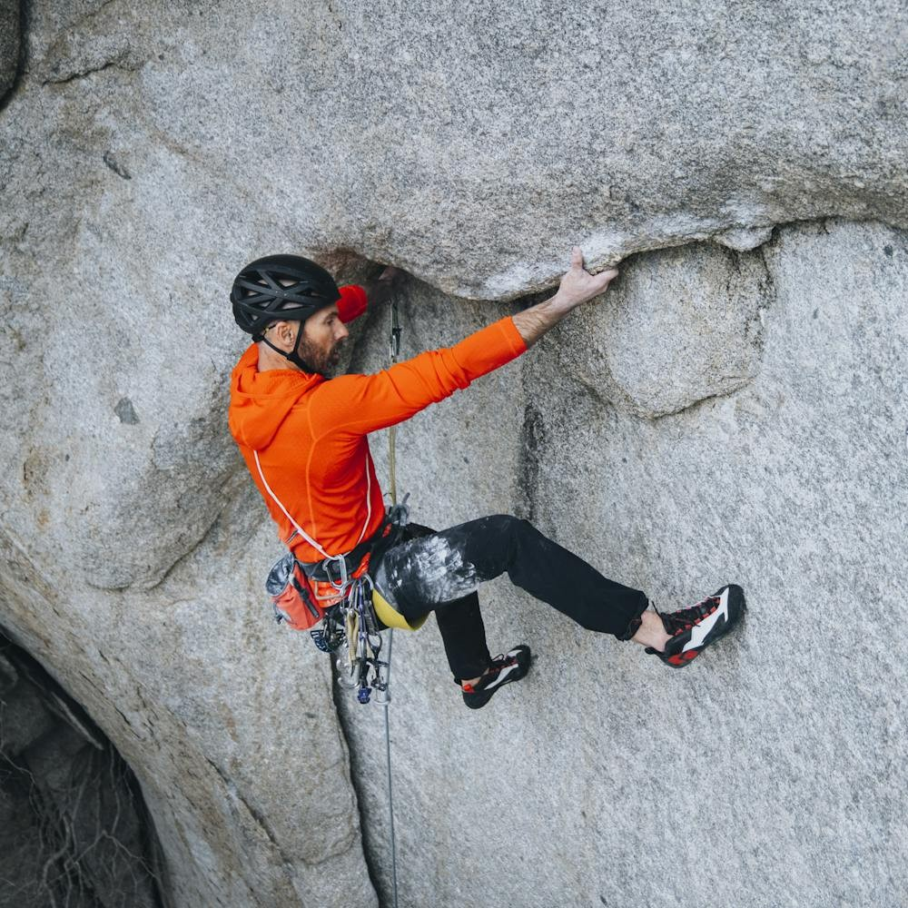 Trad climbing shoes